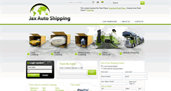 Desktop Screenshot of jaxautoshipping.com